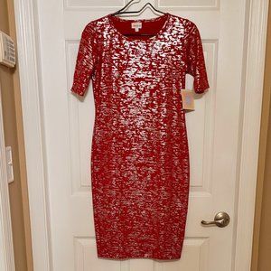 LuLaRoe Julia Dress Elegant Collection XS  NWT